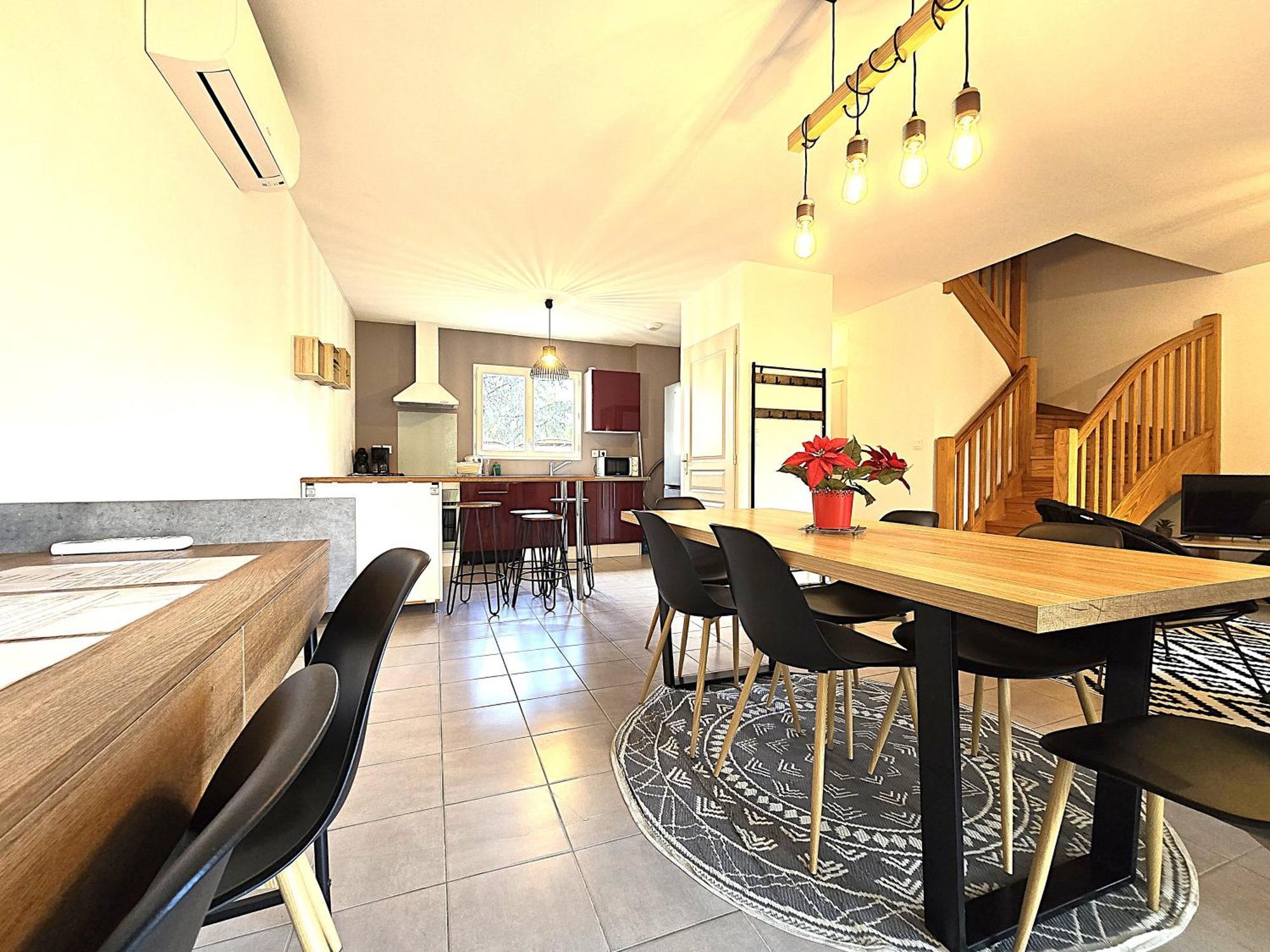 Le Clos Andree - Charmante Maison 8 Personnes - 5 Lits - Climatisation Reversible - Parking 3 Vehicules - Garage - Zone Nord Montauban - Terrasse Et Jardin Esterno foto